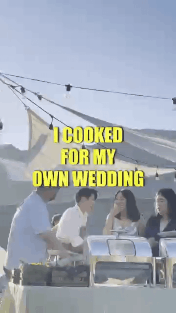 They Did Everything on their Own in their Own Wedding