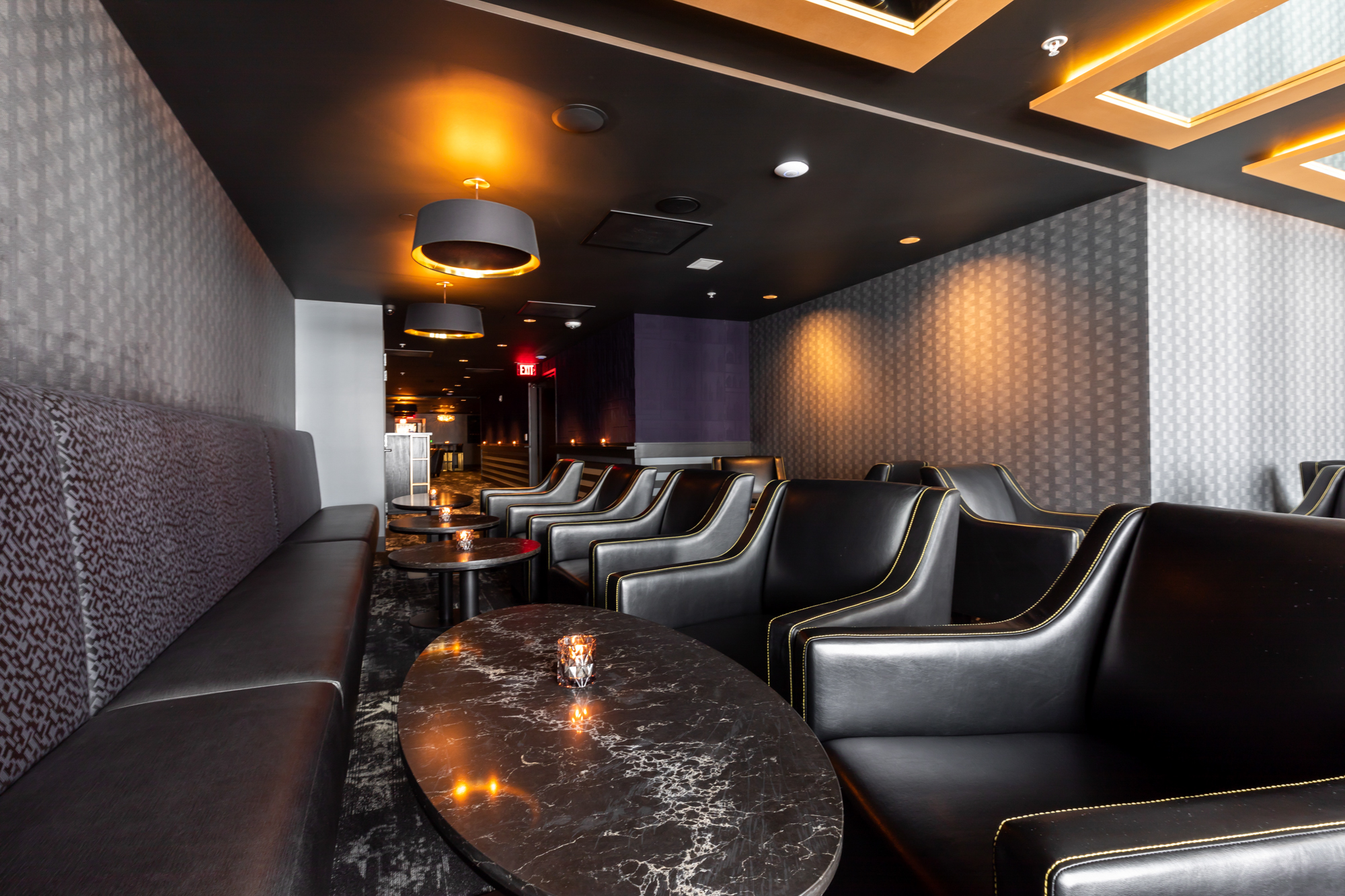 The darker lounge floor