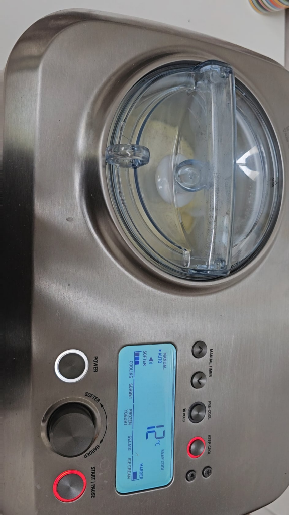 Strange ice cream machine sound