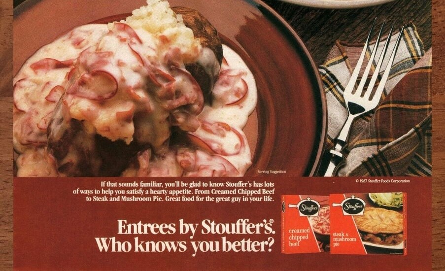 Chipped beef on toast a wartime menu memory Chipped beef on toast a wartime menu memory