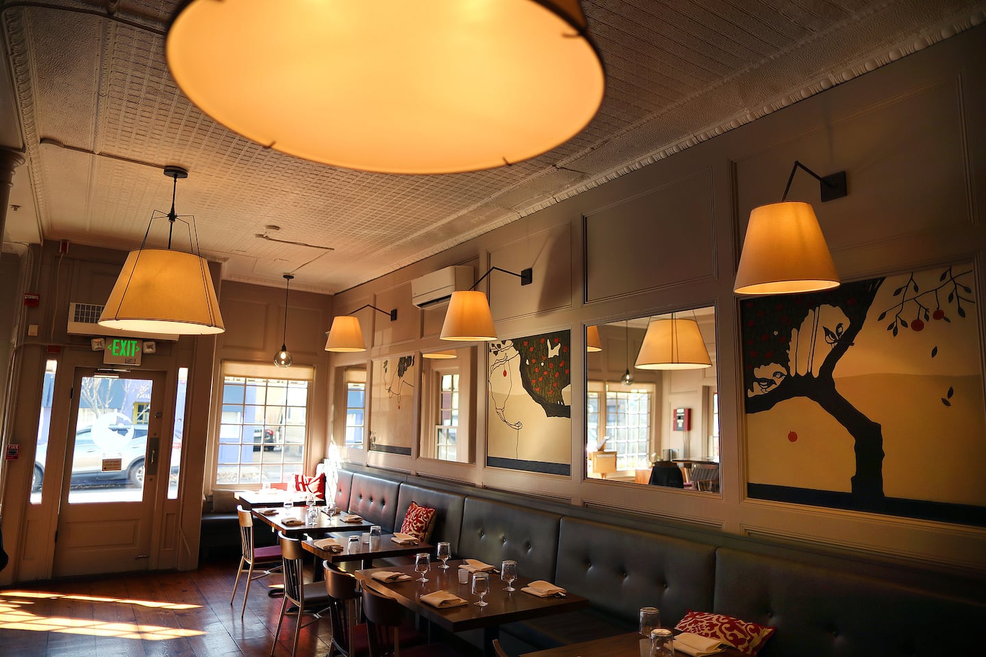 Inside of Persimmon in Providence, R.I.
