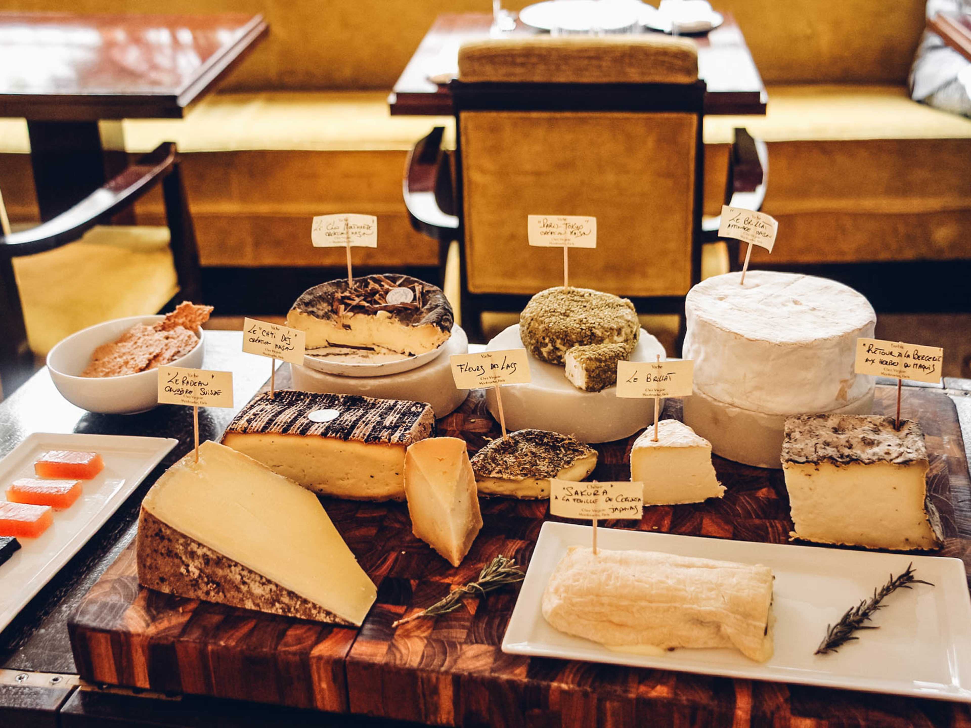 The cheese cart at Drouant