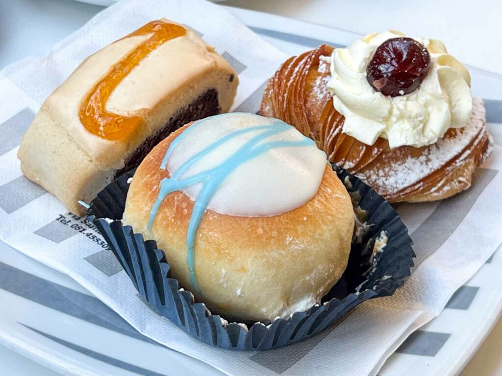Pastries at Pasticceria Poppella in Naples