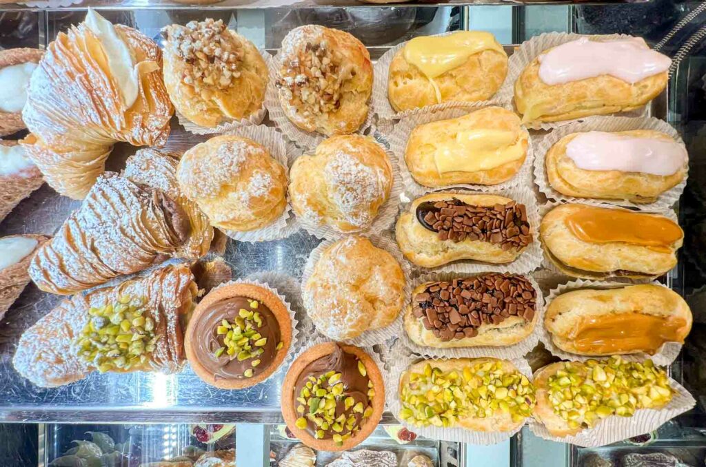 Pastries from Above at Scaturchio at Napoli Centrale