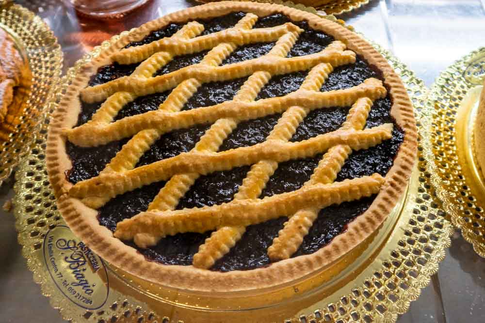 Pie at Antica Pasticceria San Biagio in Modena