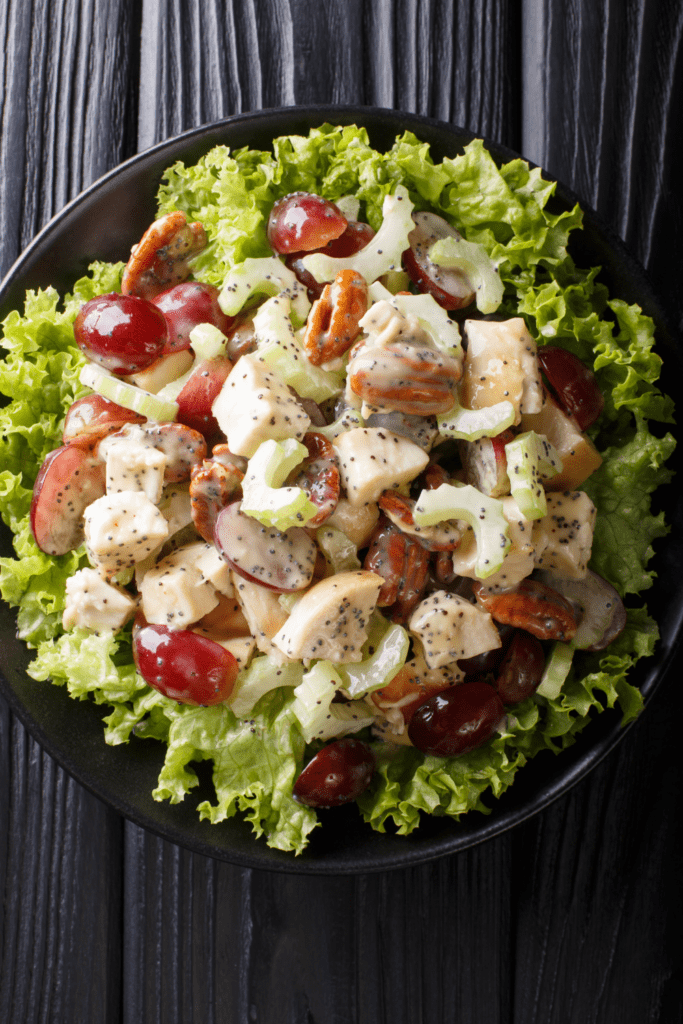 Rotisserie Chicken Salad with Vegetables