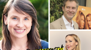 Emily Best, Mark Duplass, and Christie Marchese