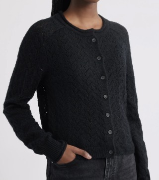 Treasure & Bond Nep Pointelle Cardigan