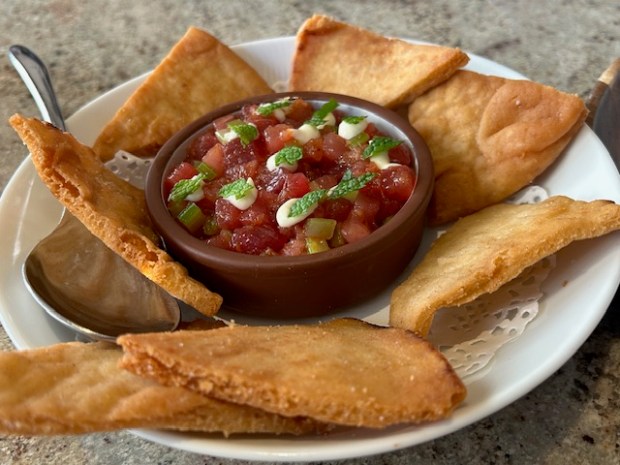 Tuna tartare at AttaGirl in Hermosa Beach (Photo by Merrill...
