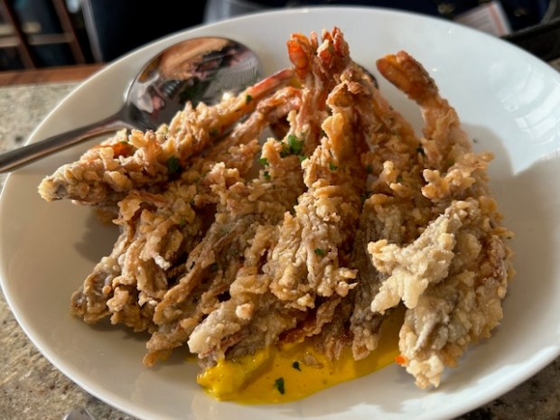 Crispy prawns at AttaGirl in Hermosa Beach (Photo by Merrill...