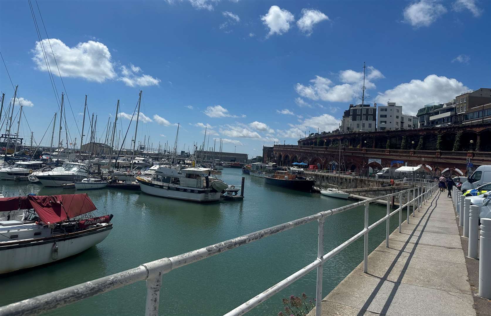 Ramsgate's royal harbour looked stunning on the sunny day we visited