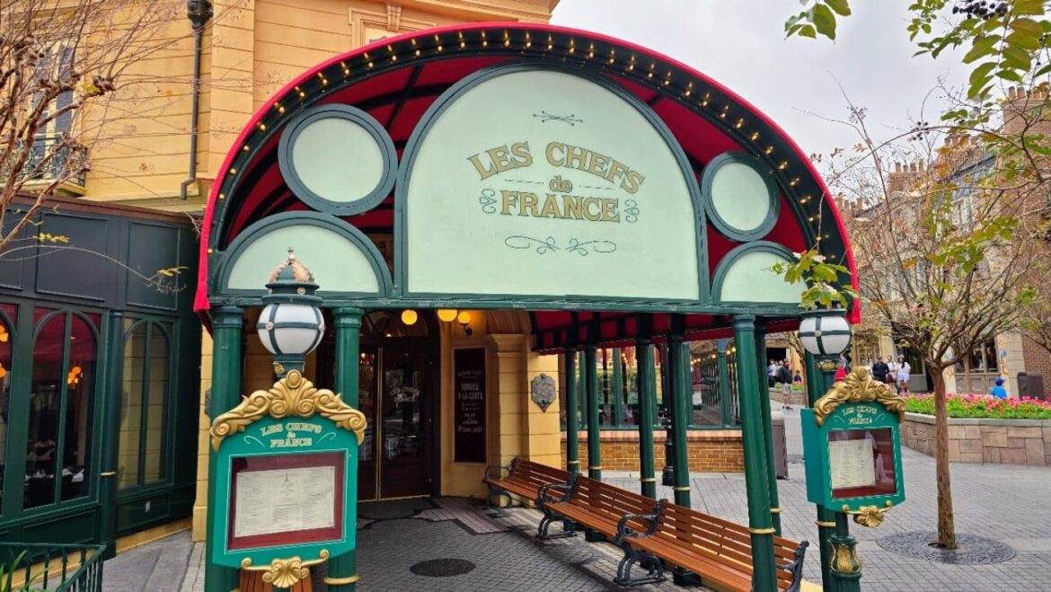 Walt Disney World Epcot Dining Menu Chefs De France Lunch  Dinner 2025