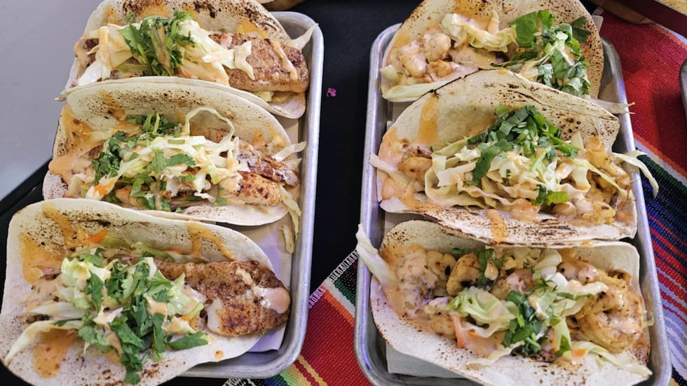 All tacos are served with lime and salsa on the side.