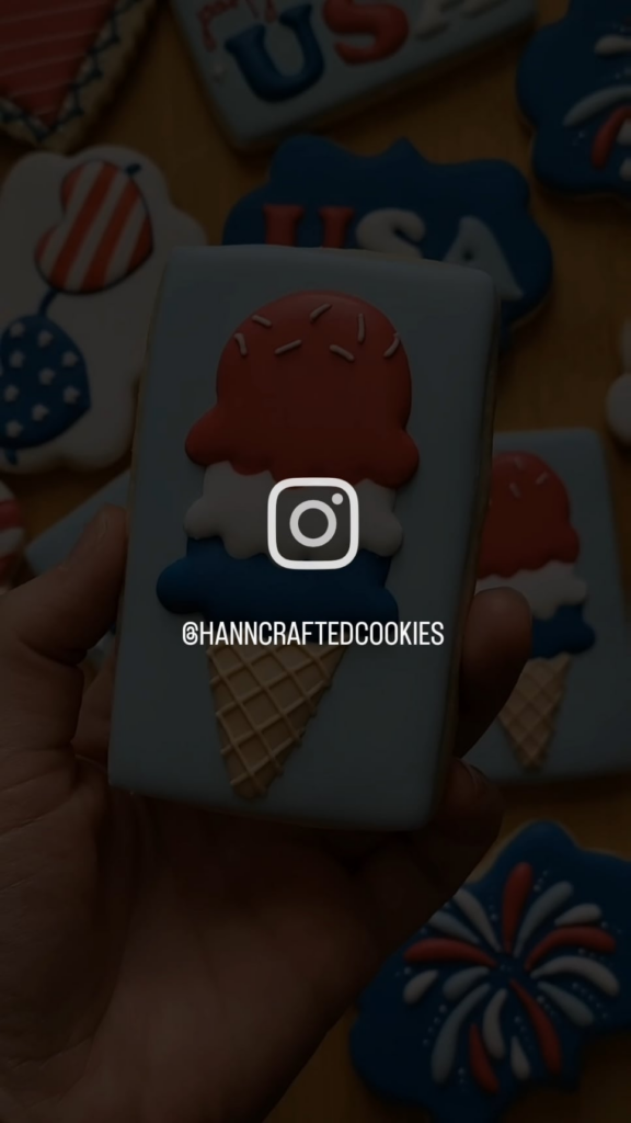 My favorite cookie from my 4th of July set!
