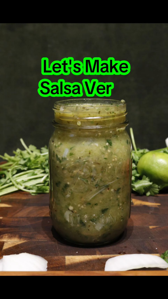 Homemade Salsa Verde