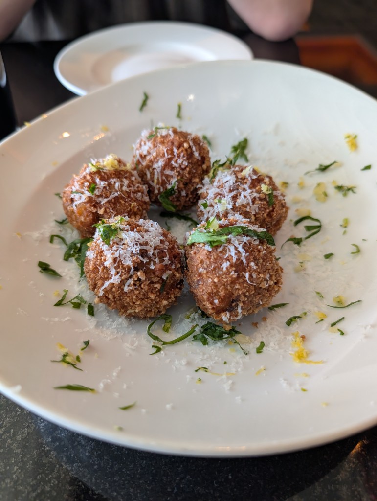 arancini from zest