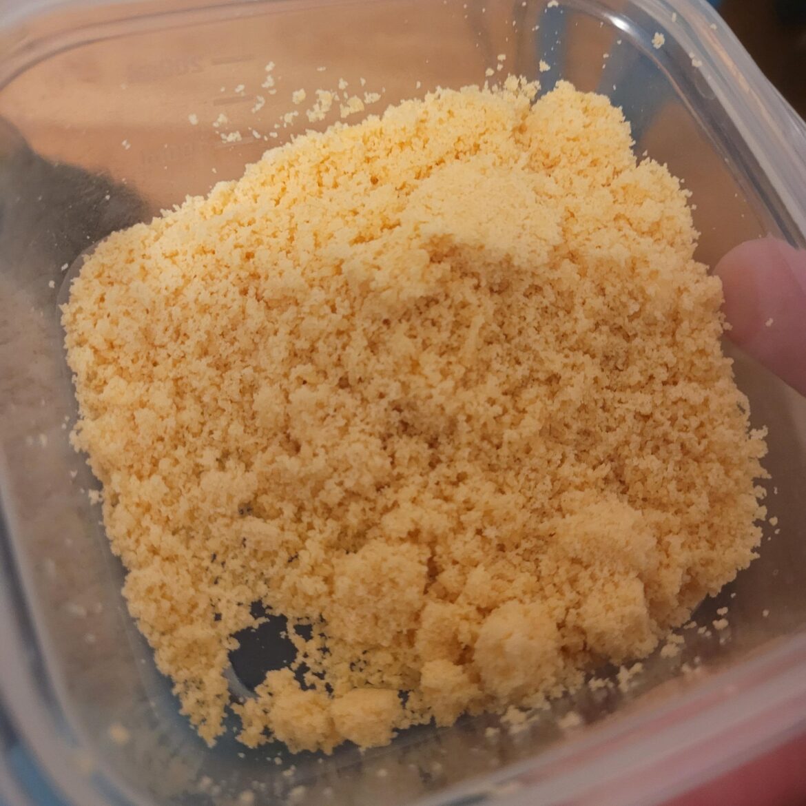 8+ year old parmesan from a cupboard in the stock room at JOANN fabrics - what do? more info coming soon