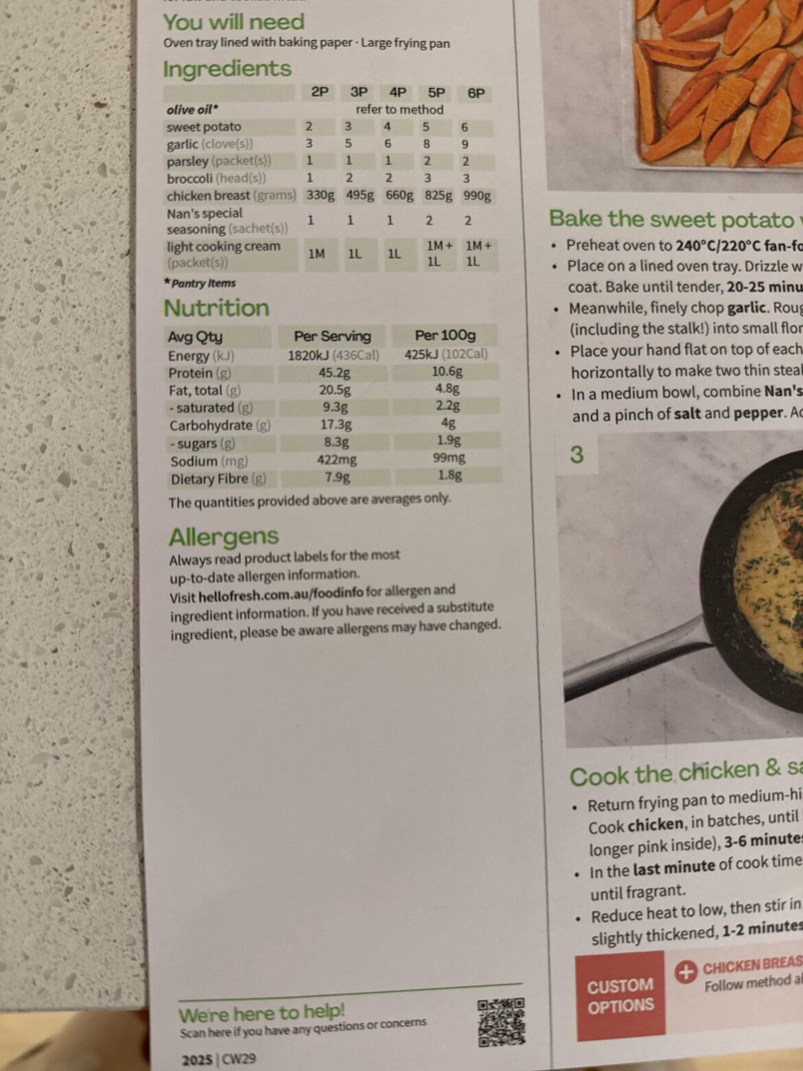 HelloFresh Calories HelloFresh Calories