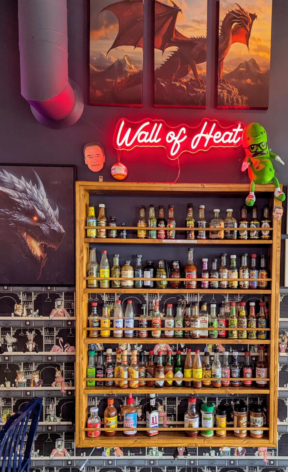 Restaurant in Grand Haven, MI had a really nice rack