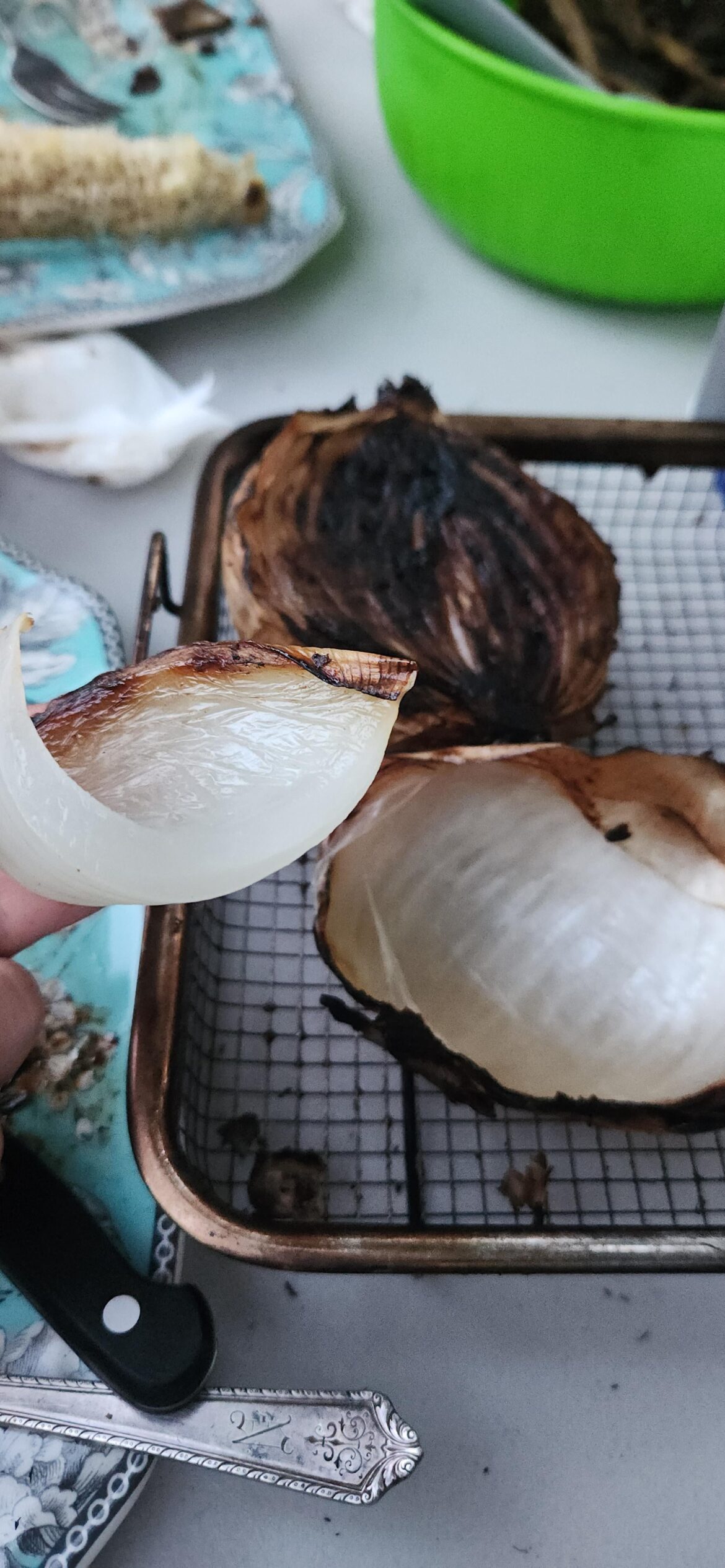 Best part of the cookout is the grill onion