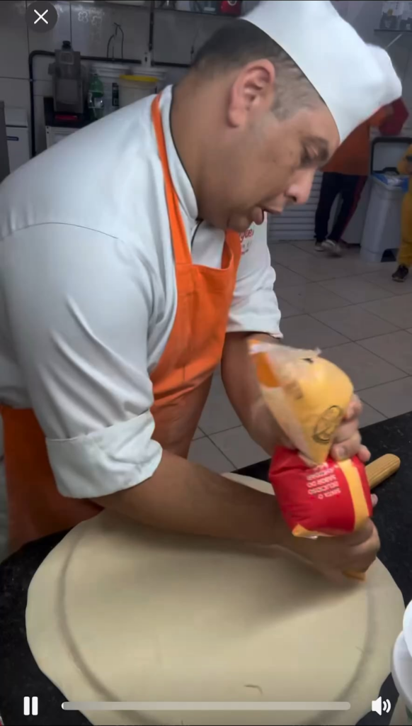 Three Stromboli in one pizza