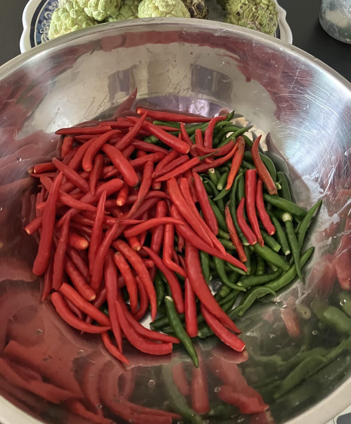 Thai chilis from the market