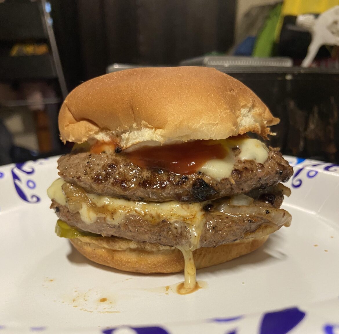My perfectly medium burger