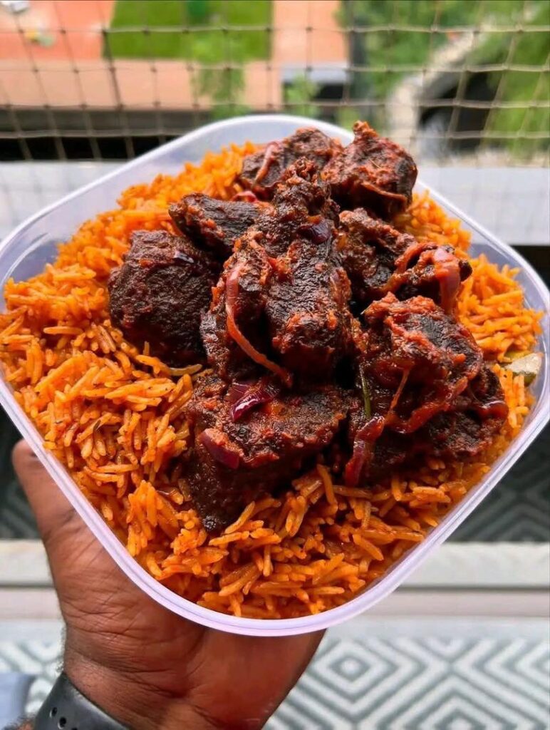 The tastiest jollof rice on the planet ~ Accra, Ghana