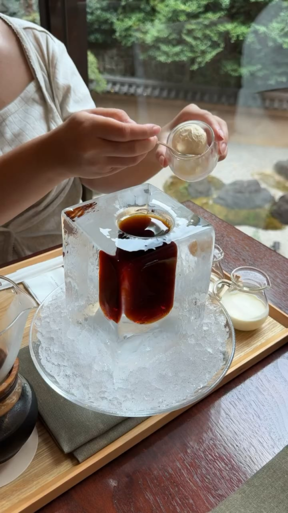 Not sure how to feel about this iced coffee