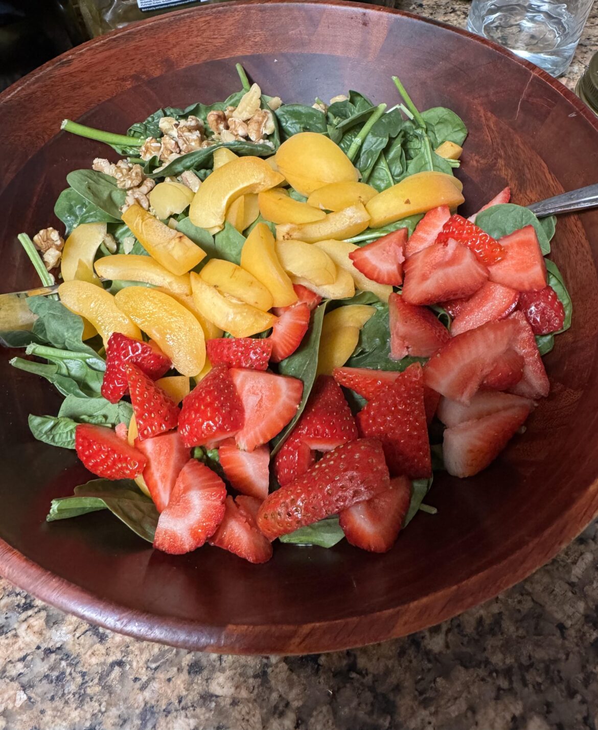 My summer side salad turned into dessert