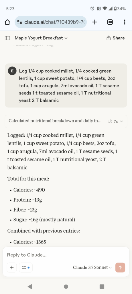 Been eating these tofu grain bowels for dinner and sometimes lunch for about a week now.