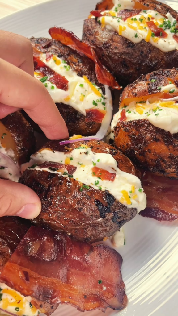 Baked Potatoes in the Smoker Baked Potatoes in the Smoker