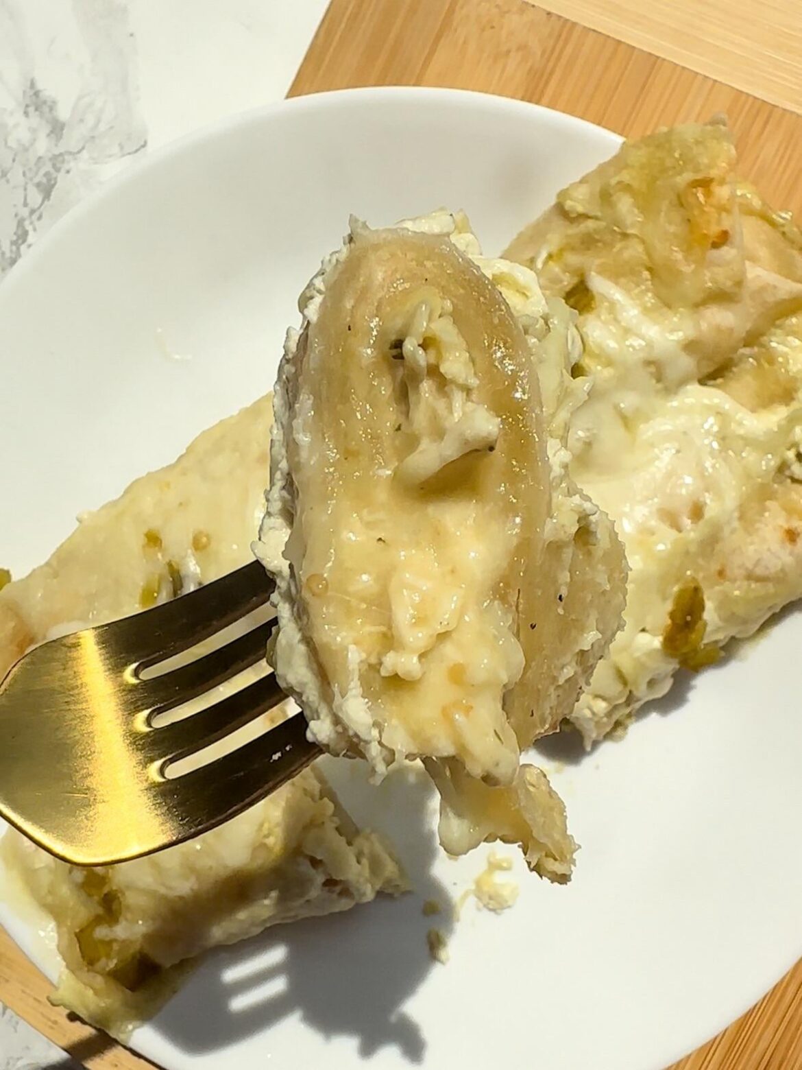 Higher Protein White Chicken Enchiladas