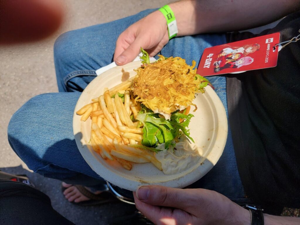 This $32 ramen burger I bought from a food stand