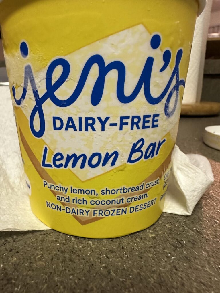 Jeni’s Non-Dairy Lemon Bar