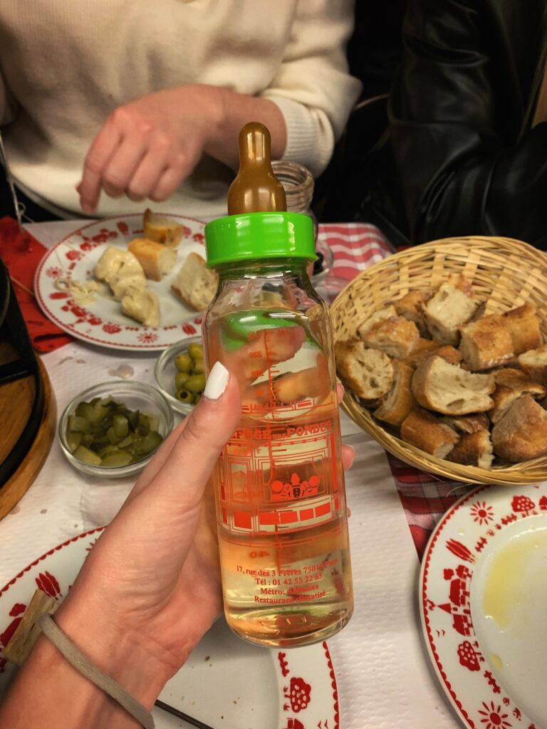 baby bottle wine