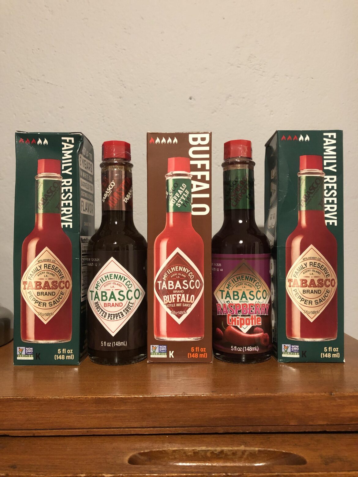 Ordered the last few Tabasco varieties I haven’t tried yet (plus mandatory family reserve restock)