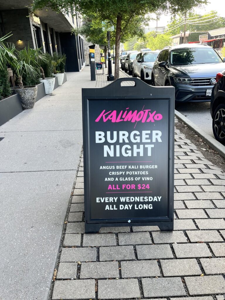 Kalimotxo Burger Night Review (East Austin)