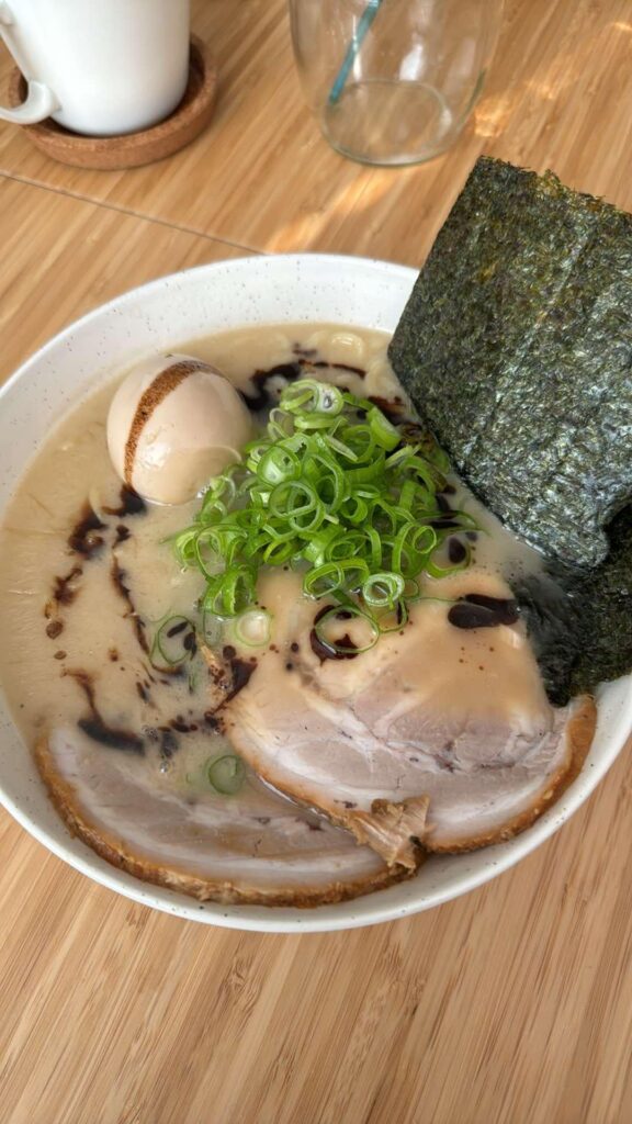First bowl of homemade ramen