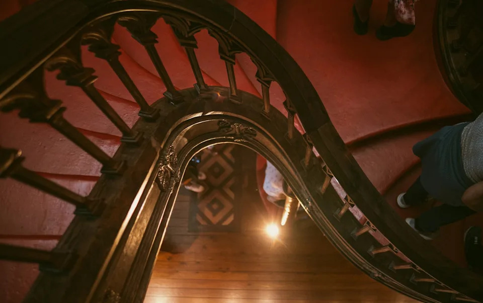 Livraria Lello staircase, Porto, Portugal