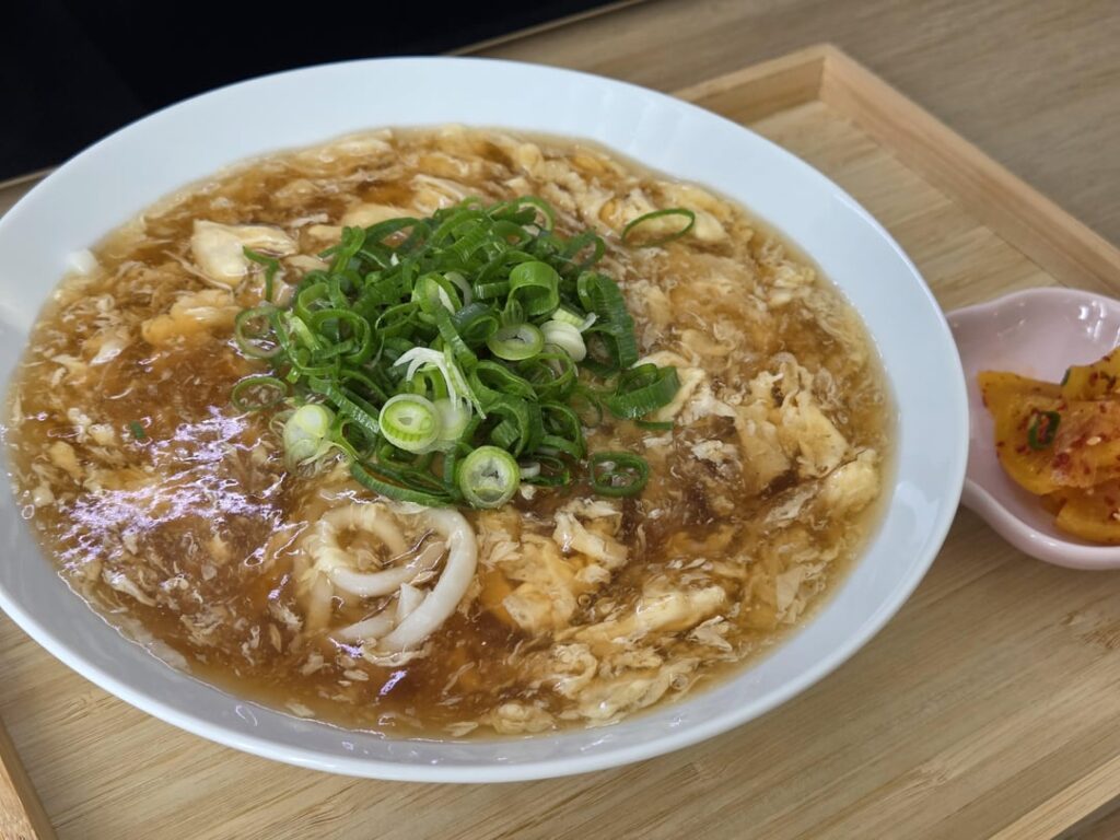 Quick ankake tamago udon for lunch