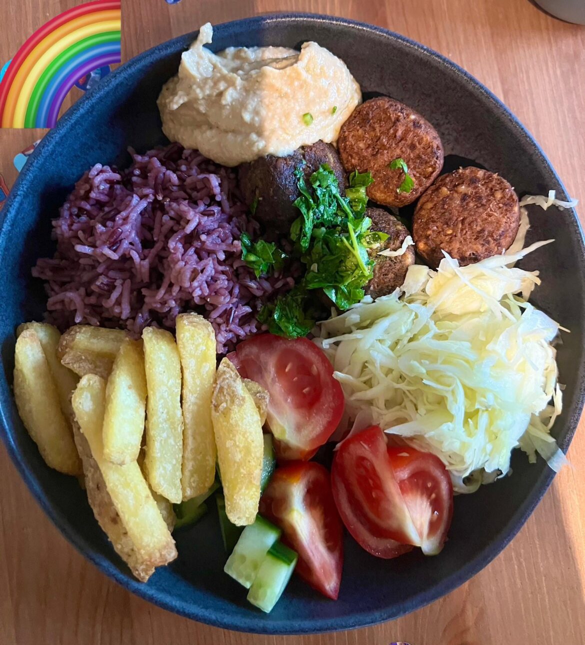 Falafel bowl 🌈