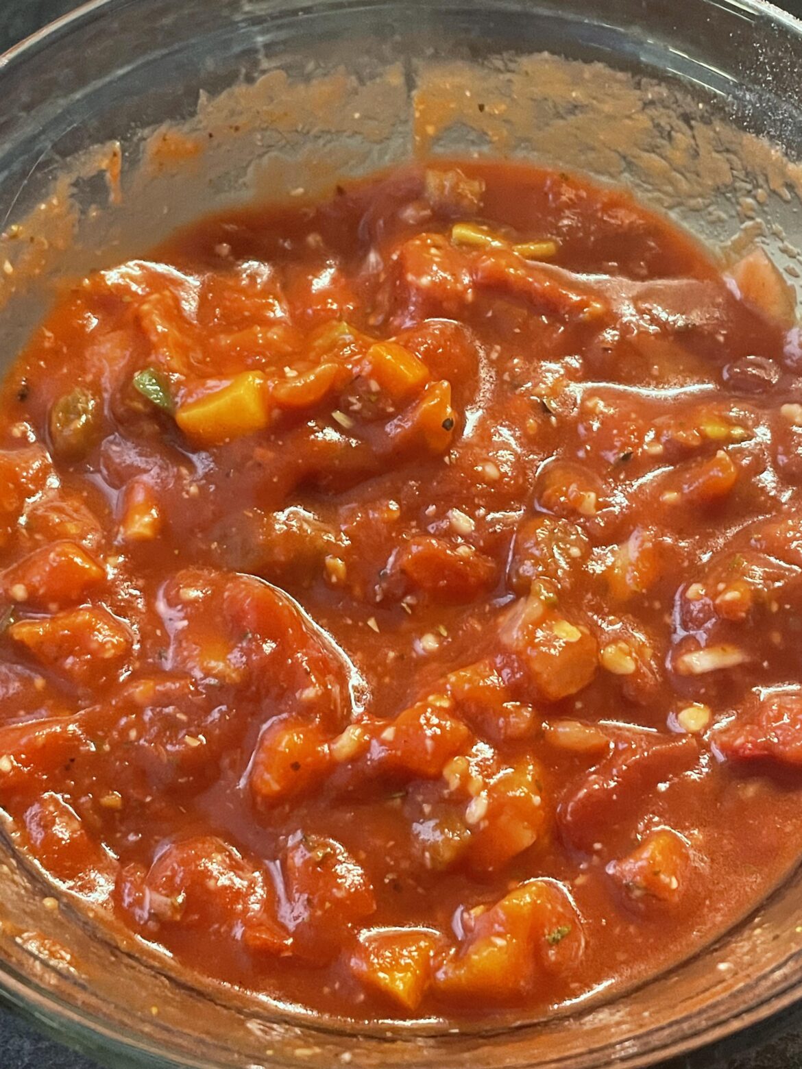 Home made Peach Habanero Chunky Salsa