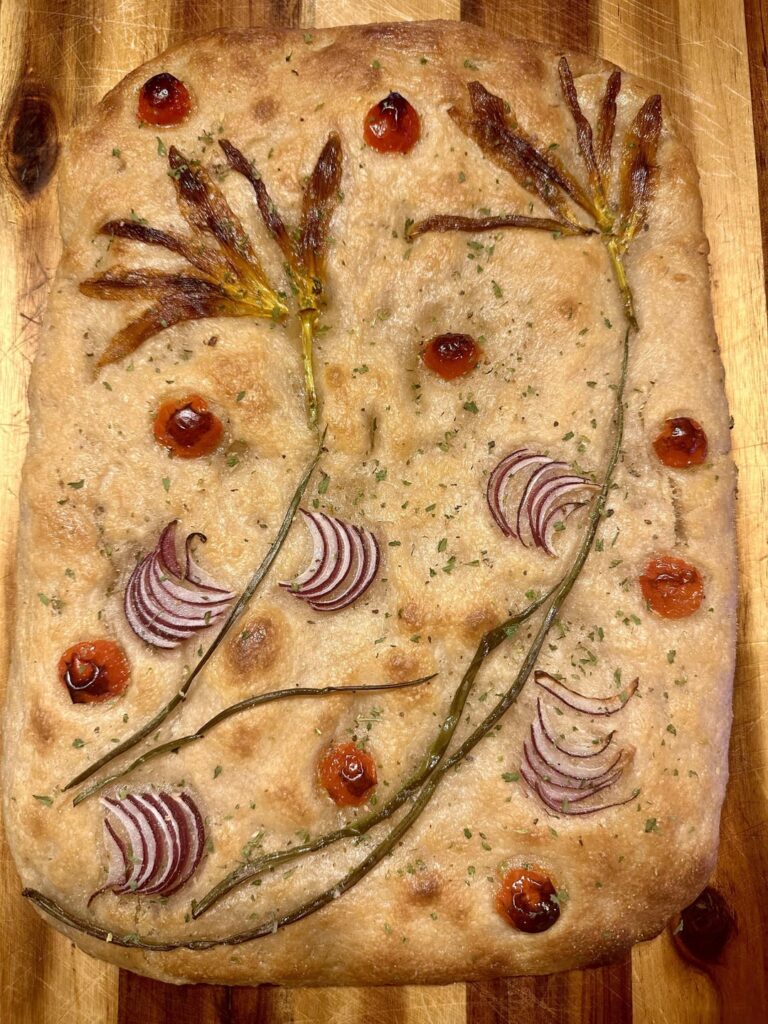 Garden Focaccia; how'd I do?