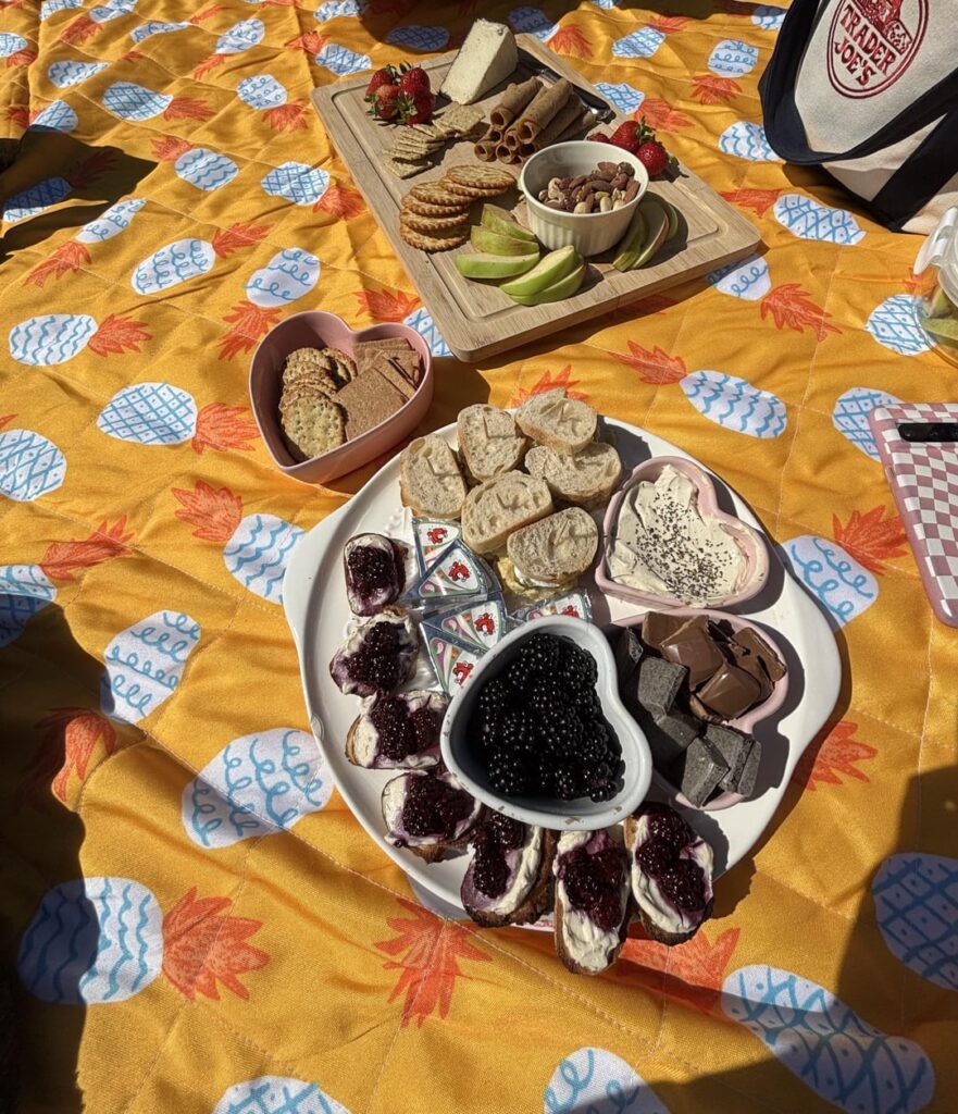 Vegan charcuterie boards with vegan friends today