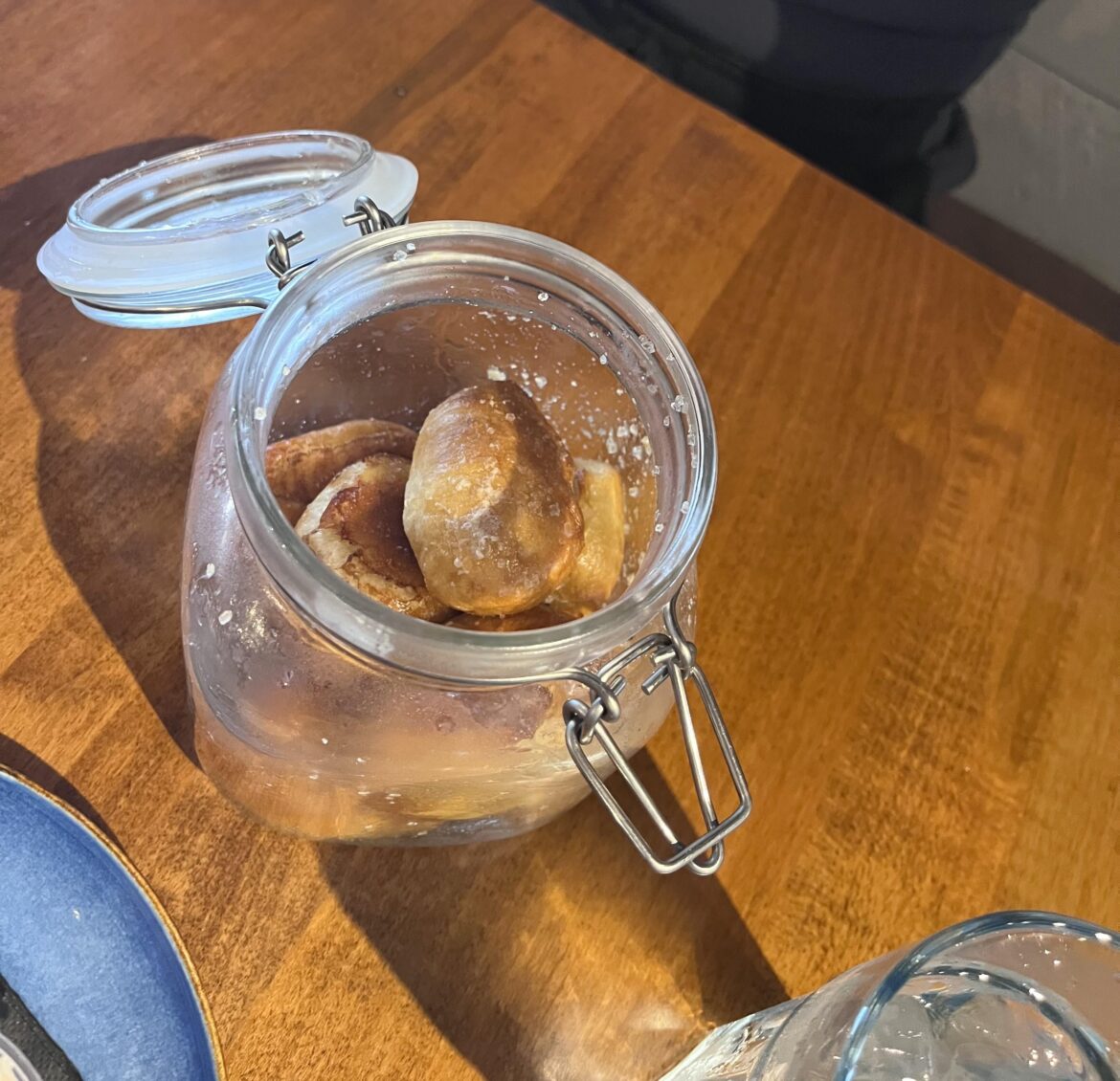 I’ve heard of a cookie jar, but a pretzel jar?