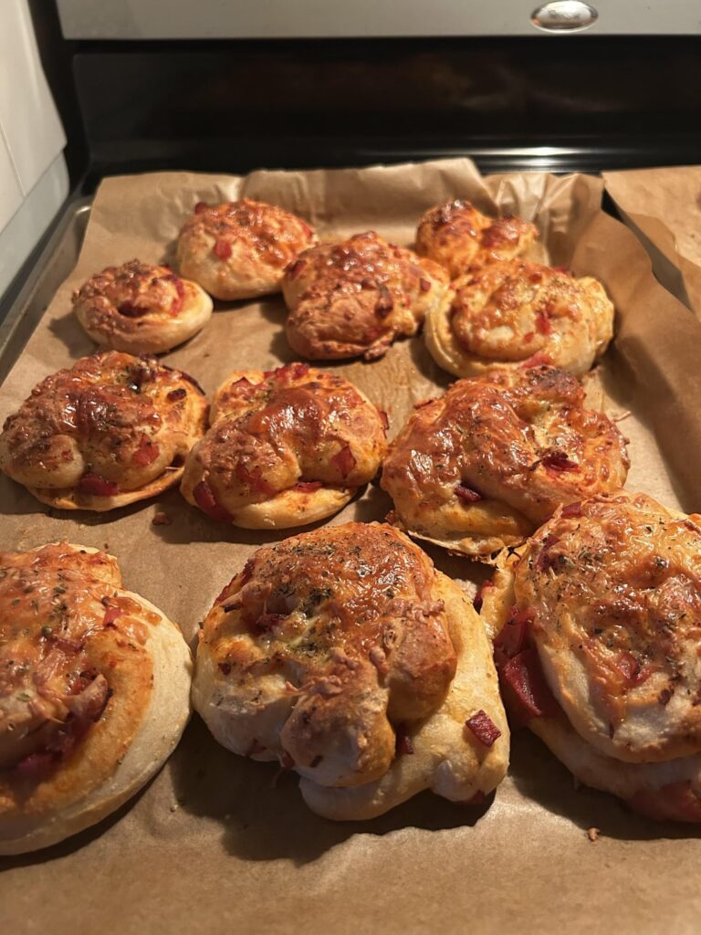Homemade pizza rolls 🍕 🧡