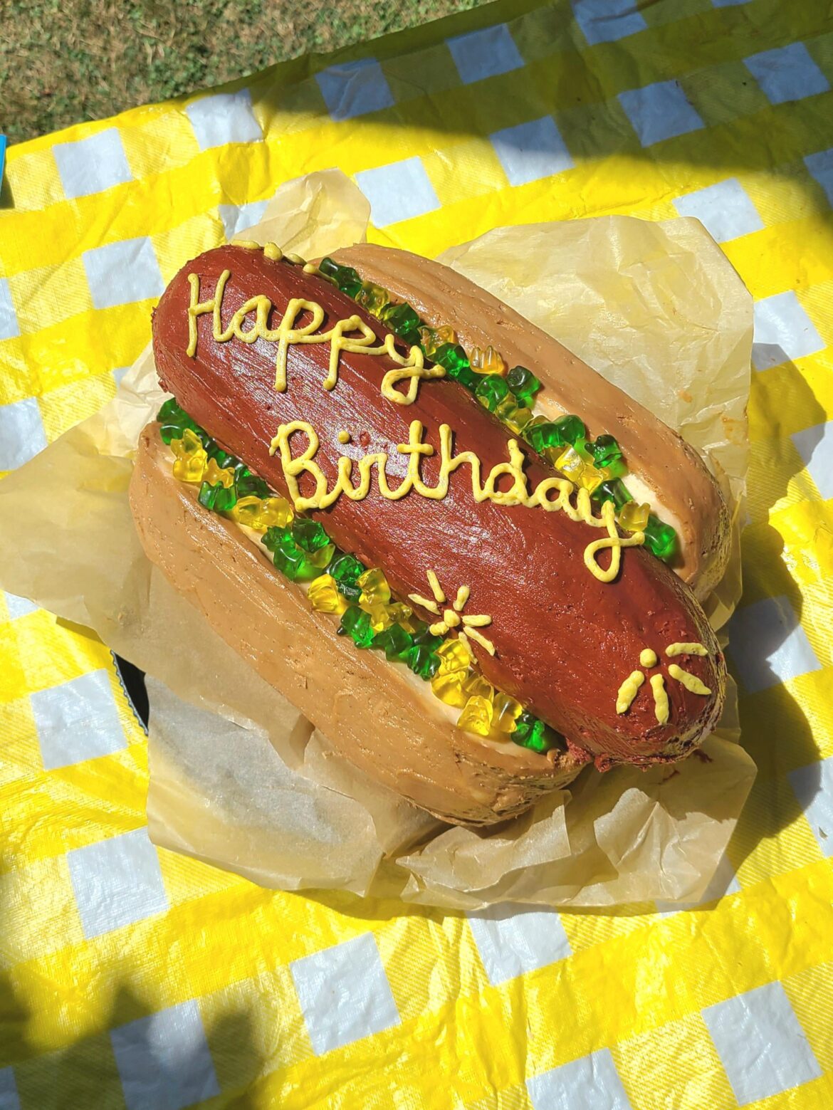 Dad requested a hot dog birthday party