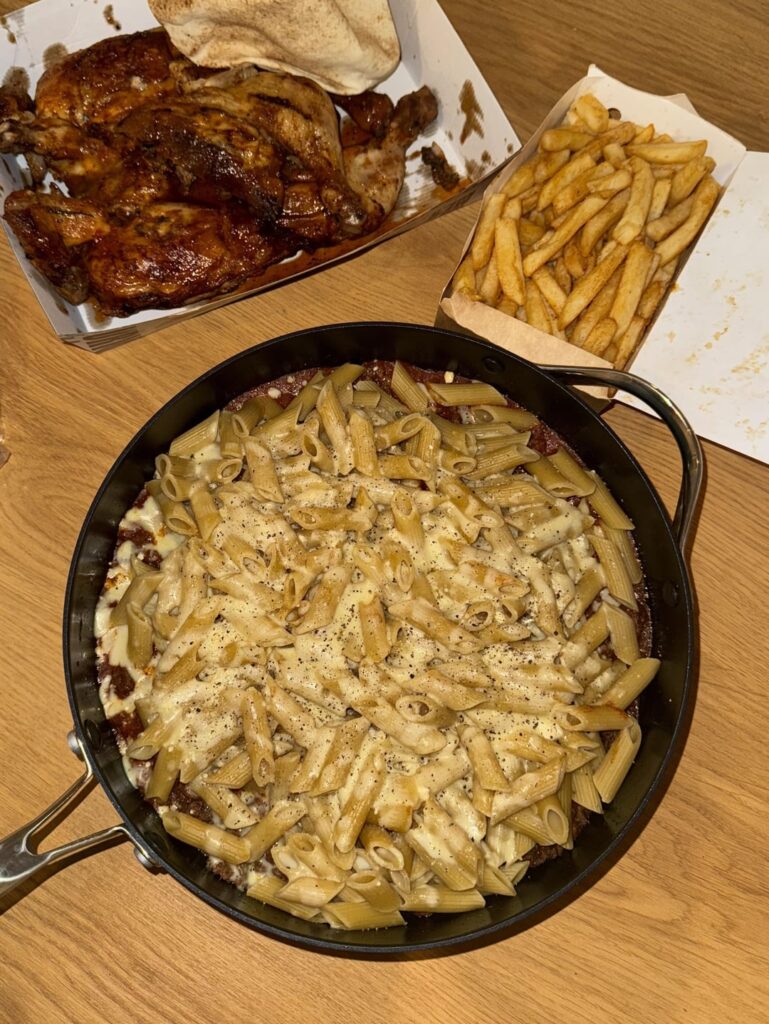 For those in Aus.. cheap tasty high protein pasta dish that doesn’t break the bank ($3.40 per 703cal 58g protein serving)