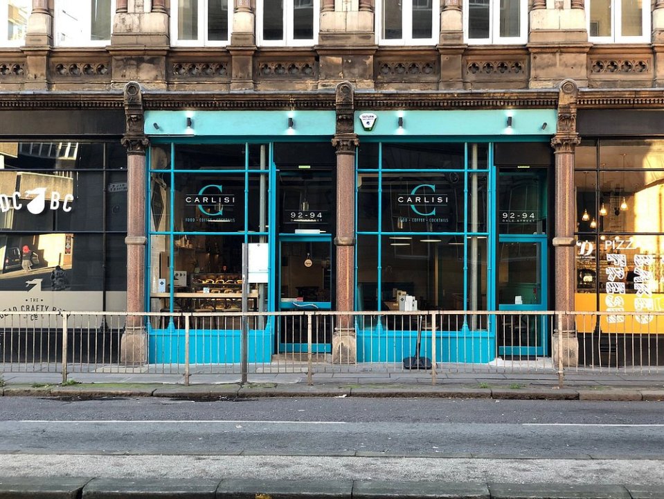 Carlisi restaurant storefront.